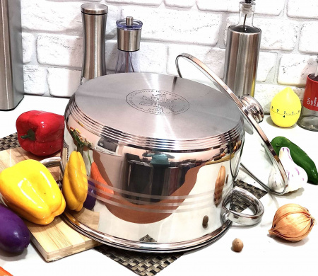 Кастрюля качественная с толстым дном A-Plus - 2169 - 6.5 л ✅ базовая цена $13.69 ✔ Опт ✔ Скидки ✔ Заходите! - Интернет-магазин ✅ Фортуна-опт ✅