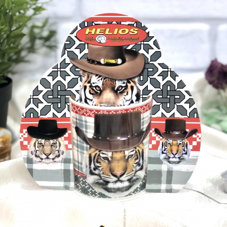 Чашка подарочная с тигром 340 мл -  2704 ✅ базовая цена 77.79 грн. ✔ Опт ✔ Скидки ✔ Заходите! - Интернет-магазин ✅ Фортуна-опт ✅