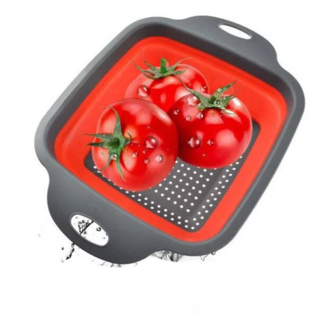 Дуршлаг силиконовый квадратный 22*29 смA-Plus - 1976 ✅ базовая цена $1.74 ✔ Опт ✔ Скидки ✔ Заходите! - Интернет-магазин ✅ Фортуна-опт ✅