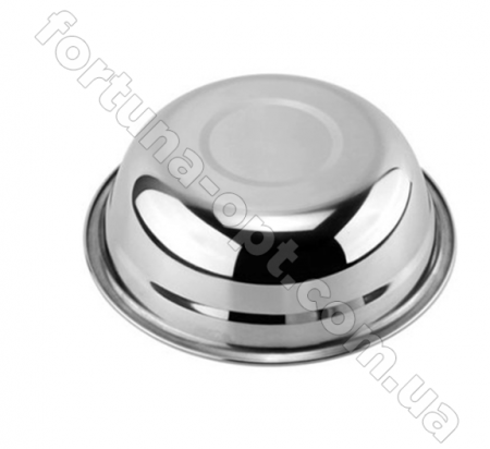 Миска из нержавейки 28 см A-Plus - 0878  ✅ базовая цена $1.82 ✔ Опт ✔ Скидки ✔ Заходите! - Интернет-магазин ✅ Фортуна-опт ✅