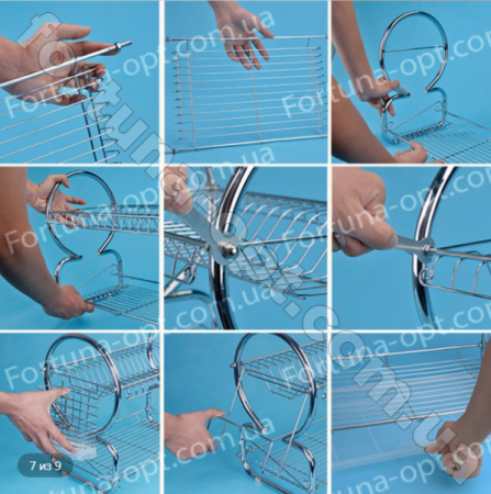 Сушилка из нержавеющей стали 2112 Edenberg ЕВ - 2112 (2 яруса) ✅ картинка - Интернет-магазин ✅ Fortuna-opt.com.ua. ✅ Сушилка из нержавеющей стали 2112 Edenberg ЕВ - 2112 (2 яруса) ✅ базовая цена$15.89 ✔ Опт ✔ Скидки ✔ Заходите! - Интернет-магазин ✅ Фортуна-опт ✅