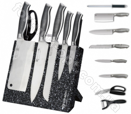 Набор ножей на магнитной подставке Edenberg EB - 3614 - 9 пр ✅ базовая цена $29.84 ✔ Опт ✔ Скидки ✔ Заходите! - Интернет-магазин ✅ Фортуна-опт ✅