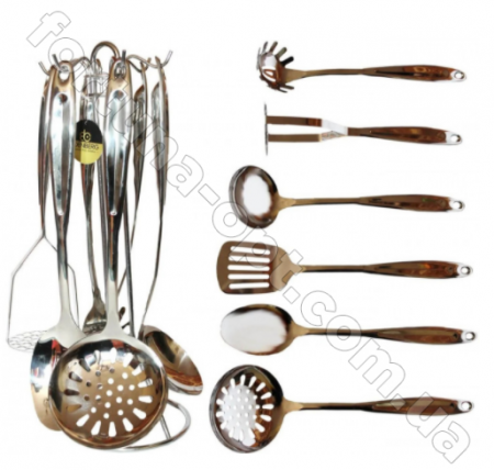 Кухонный набор из нержавеющей стали 7 пр Edenberg EB - 3604 ✅ базовая цена $20.60 ✔ Опт ✔ Скидки ✔ Заходите! - Интернет-магазин ✅ Фортуна-опт ✅