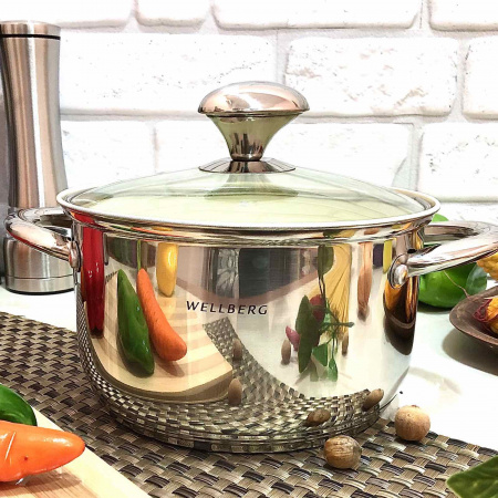 Кастрюля 2,5 л Wellberg WB - 1065 ✅ картинка - Интернет-магазин ✅ Fortuna-opt.com.ua. ✅ Кастрюля 2,5 л Wellberg WB - 1065 ✅ базовая цена $14.80 ✔ Опт ✔ Скидки ✔ Заходите! - Интернет-магазин ✅ Фортуна-опт ✅