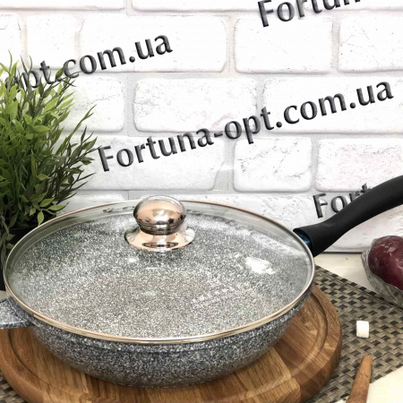 Сковорода глубокая Edenberg EB - 8022 - 3.4 л (28 см) ✅ базовая цена $22.47 ✔ Опт ✔ Скидки ✔ Заходите! - Интернет-магазин ✅ Фортуна-опт ✅