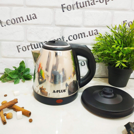 Чайник электрический нержавеющий 1,2л A-Plus - 2148 (1360 Вт) ✅ базовая цена $6.99 ✔ Опт ✔ Скидки ✔ Заходите! - Интернет-магазин ✅ Фортуна-опт ✅