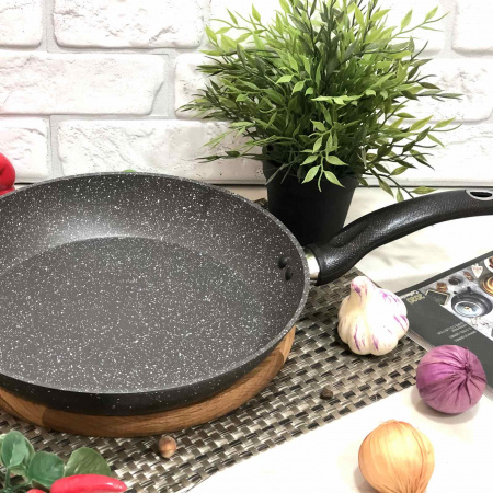 Сковорода 30 см мраморное покрытие A-PLUS 1486 ✅ картинка - Интернет-магазин ✅ Fortuna-opt.com.ua. ✅ Сковорода 30 см мраморное покрытие A-PLUS 1486 ✅ базовая цена $11.41 ✔ Опт ✔ Скидки ✔ Заходите! - Интернет-магазин ✅ Фортуна-опт ✅