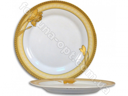 Тарелка керамическая десертная №7,5 Золото Elina EL - 2107 ✅ базовая цена 31.26 грн. ✔ Опт ✔ Скидки ✔ Заходите! - Интернет-магазин ✅ Фортуна-опт ✅