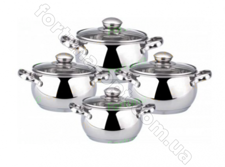 Набор кастрюль яблочной формы Edenberg EB - 1115➜ Опт и розница ✅ актуальная цена -Интернет магазин ✅ Фортуна ✅