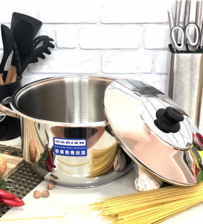 Кастрюля из нержавеющей стали Home Perfect - 2313 - 10,5 л ✅ картинка - Интернет-магазин ✅ Fortuna-opt.com.ua. ✅ Кастрюля из нержавеющей стали Home Perfect - 2313 - 10,5 л ✅ базовая цена 564.77 грн. ✔ Опт ✔ Скидки ✔ Заходите! - Интернет-магазин ✅ Фортуна-опт ✅