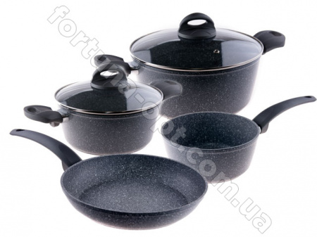 Уникальный набор посуды из нержавеющей стали с мраморным покрытием Edenberg EB - 9189 ✅ базовая цена $48.39 ✔ Опт ✔ Скидки ✔ Заходите! - Интернет-магазин ✅ Фортуна-опт ✅