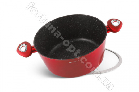 Кастрюля Edenberg Burgundy Metallic Line EB - 7408 - 2,6 л ✅ базовая цена $19.94 ✔ Опт ✔ Скидки ✔ Заходите! - Интернет-магазин ✅ Фортуна-опт ✅
