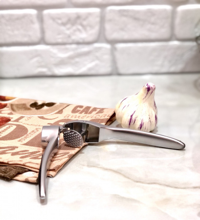 Чесночница нержавеющая тяжелая А-Плюс 0351 ✅ базовая цена $3.29 ✔ Опт ✔ Скидки ✔ Заходите! - Интернет-магазин ✅ Фортуна-опт ✅