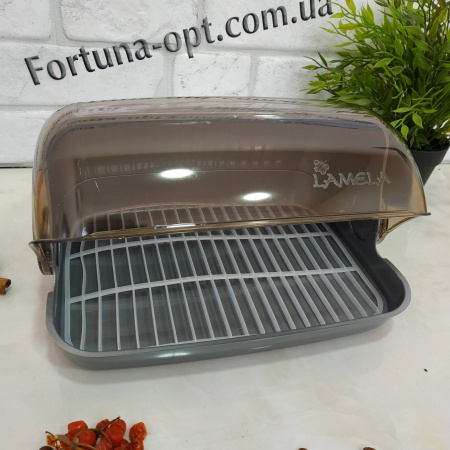 Хлебница пластиковая мини Ламела 0173 ✅ базовая цена 174.56 грн. ✔ Опт ✔ Скидки ✔ Заходите! - Интернет-магазин ✅ Фортуна-опт ✅ 