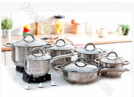 Набор кастрюль с сотейником Edenberg EB - 4001➜ Опт и розница ✅ актуальная цена -Интернет магазин ✅ Фортуна ✅