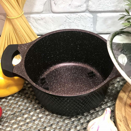 Кастрюля-казан 2,5 л с мраморным покрытием Edenberg EB - 16201 ✅ базовая цена $22.47 ✔ Опт ✔ Скидки ✔ Заходите! - Интернет-магазин ✅ Фортуна-опт ✅