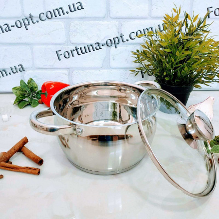 Набор кастрюль из нержавеющей стали A-Plus - 2182 ✅ картинка - Интернет-магазин ✅ Fortuna-opt.com.ua. ✅ Набор кастрюль из нержавеющей стали A-Plus - 2182➜ Опт и розница ✅ актуальная цена -Интернет магазин ✅ Фортуна ✅