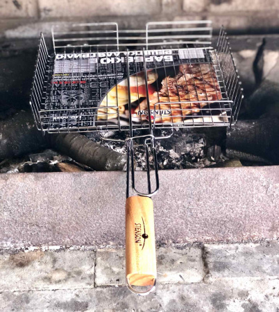 Решетка для гриля 31 х 24 х 5,5 см Stenson MH - 0086 ✅ базовая цена $4.08 ✔ Опт ✔ Скидки ✔ Заходите! - Интернет-магазин ✅ Фортуна-опт ✅