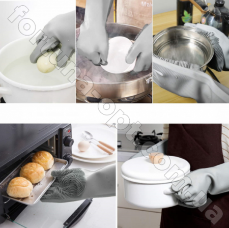 Многофункциональная силиконовая перчатка для мытья посуды Magic Silicone Gloves губка щетка для уборки - 7139 ✅ базовая цена 97.68 грн. ✔ Опт ✔ Скидки ✔ Заходите! - Интернет-магазин ✅ Фортуна-опт ✅
