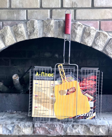 Решетка для барбекю A-Plus - 1882 (40*32*7,5 см) ✅ базовая цена $6.03 ✔ Опт ✔ Скидки ✔ Заходите! - Интернет-магазин ✅ Фортуна-опт ✅