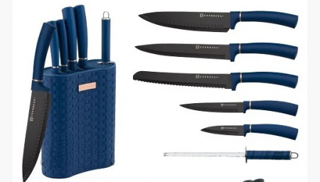 Набор ножей с подставкой 7 пр Edenberg EB - 11028 ✅ базовая цена $20.92 ✔ Опт ✔ Скидки ✔ Заходите! - Интернет-магазин ✅ Фортуна-опт ✅