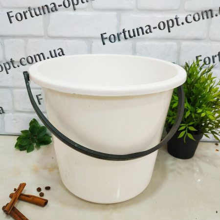 Ведро 11л пищевое без крышки Эталон 0005 ✅базовая цена 61.69 грн. ✔ Опт ✔ Скидки ✔ Заходите! - Интернет-магазин ✅ Фортуна-опт ✅