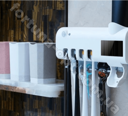 Диспенсер для зубных щеток с дозатором  свитящийся TV 000189 ✅ базовая цена $8.67 ✔ Опт ✔ Скидки ✔ Заходите! - Интернет-магазин ✅ Фортуна-опт ✅