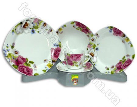 Набор тарелок 30 предметов Elina EL -1050D  ✅ базовая цена 723.31 грн. ✔ Опт ✔ Скидки ✔ Заходите! - Интернет-магазин ✅ Фортуна-опт ✅