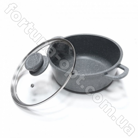 Набор посуды с мраморным  покрытием Edenberg EB - 9181 серый ✅ базовая цена $52 ✔ Опт ✔ Скидки ✔ Заходите! - Интернет-магазин ✅ Фортуна-опт ✅