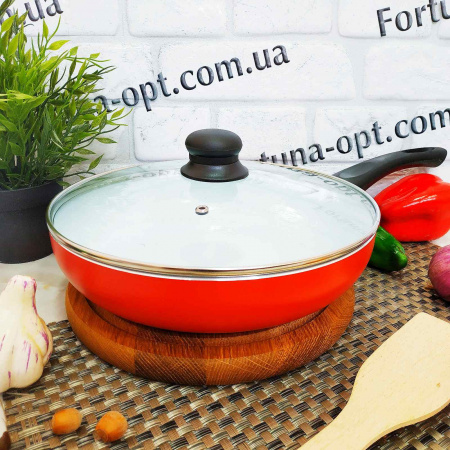 Сковорода А-Плюс 1487 с керамическим покрытием 26 см ✅ картинка - Интернет-магазин ✅ Fortuna-opt.com.ua. ✅ Сковорода А-Плюс 1487 с керамическим покрытием 26 см ✅ базовая цена $13.52 ✔ Опт ✔ Скидки ✔ Заходите! - Интернет-магазин ✅ Фортуна-опт ✅