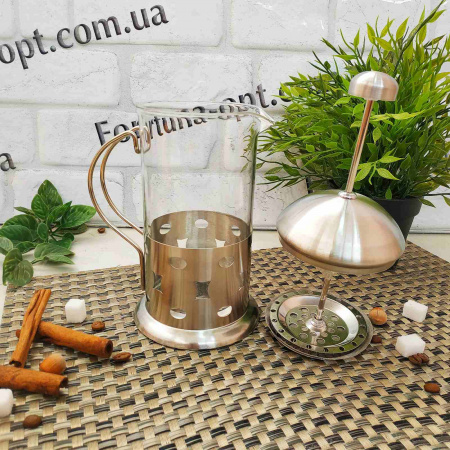 Кофеварка "френч-пресс" 0.6 л A-Plus - 1027 ✅ базовая цена $3.61 ✔ Опт ✔ Скидки ✔ Заходите! - Интернет-магазин ✅ Фортуна-опт ✅