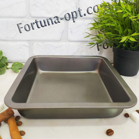 Форма для запекания A-Plus - 1123 - 22,5х22,5х5 см   ✅ базовая цена $2.24 ✔ Опт ✔ Скидки ✔ Заходите! - Интернет-магазин ✅ Фортуна-опт ✅