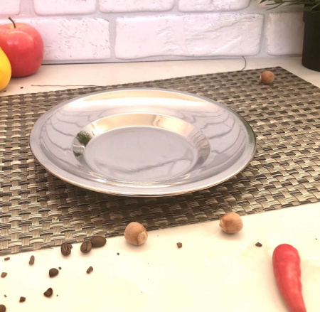 Тарелка нержавеющая  20 см Empire EM - 1620 ✅ картинка - Интернет-магазин ✅ Fortuna-opt.com.ua. ✅ Тарелка нержавеющая  20 см Empire EM - 1620 ✅ базовая цена $0.73 ✔ Опт ✔ Скидки ✔ Заходите! - Интернет-магазин ✅ Фортуна-опт ✅