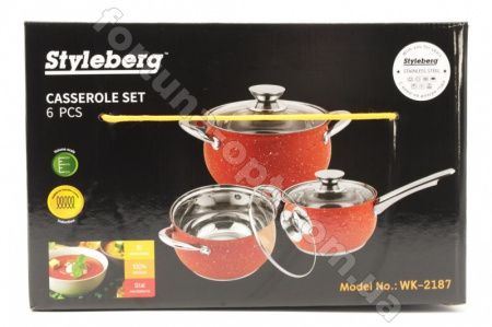 Набор кастрюль с мраморным покрытием А-Plus - 2187 ✅ картинка - Интернет-магазин ✅ Fortuna-opt.com.ua. ✅ Набор кастрюль с мраморным покрытием А-Plus - 2187 ✅ базовая цена $27.48 ✔ Опт ✔ Скидки ✔ Заходите! - Интернет-магазин ✅ Фортуна-опт ✅