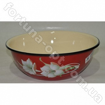 Миска эмалированная 4 л 0314/4 ➜ Оптом и в розницу ✅ актуальная цена -Интернет магазин ✅Фортуна✅