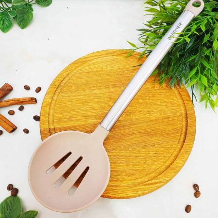 Шумовка нейлоновая кухонная Bergner BG - 3363 ✅ базовая цена $4.08 ✔ Опт ✔ Скидки ✔ Заходите! - Интернет-магазин ✅ Фортуна-опт ✅