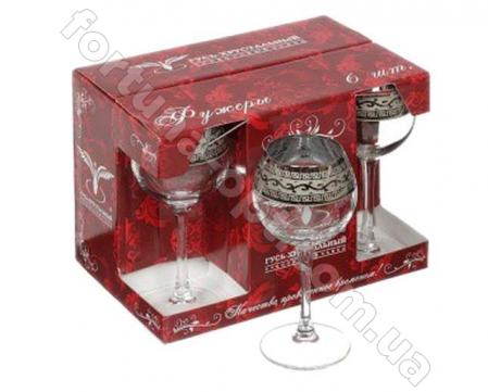 Набор бокалов для вина 6 шт Версаче GE 08-1689 210 мл ✅ базовая цена 442.22 грн. ✔ Опт ✔ Скидки ✔ Заходите! - Интернет-магазин ✅ Фортуна-опт ✅