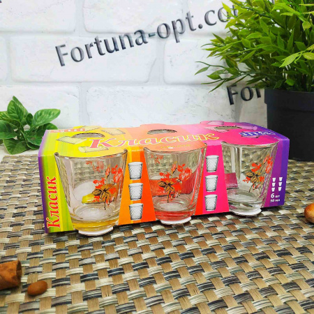 Стопки Классик Успех Цветы 6 шт/наб 50 мл 9158 ✅ базовая цена 91.98 грн. ✔ Опт ✔ Скидки ✔ Заходите! - Интернет-магазин ✅ Фортуна-опт ✅