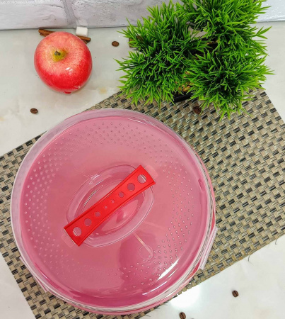 Тортовница пласт. с крышкой 28 см 02082 ✅ базовая цена $3.01 ✔ Опт ✔ Скидки ✔ Заходите! - Интернет-магазин ✅ Фортуна-опт ✅