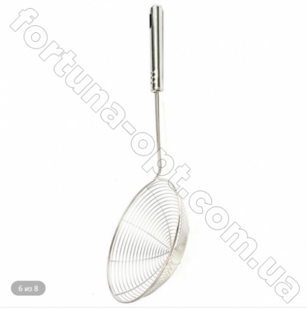 Сито-шумовка из нержавеющей стали A-Plus -  1077 (18 см) ✅ базовая цена $1.76 ✔ Опт ✔ Скидки ✔ Заходите! - Интернет-магазин ✅ Фортуна-опт ✅