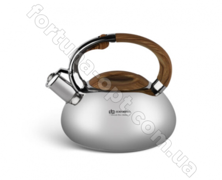 Чайник нержавеющий со свистком Edenberg EB - 3538 - 3 л  ✅ базовая цена $17.05 ✔ Опт ✔ Скидки ✔ Заходите! - Интернет-магазин ✅ Фортуна-опт ✅