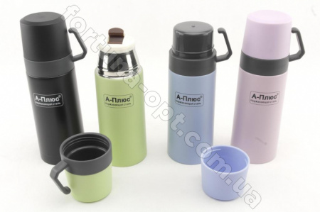 Термос нержавеющий A-Plus 1747 - 350 мл ➜ картинка -Интернет-магазин ✅ Fortuna-opt.com.ua. ✅ Термос нержавеющий A-Plus 1747 - 350 мл ➜ фото ➜ розн цена $4.07 - Интернет-магазин ✅ Fortuna-opt.com.ua. ✅