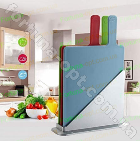 Набор разделочных досок на подставке  3 шт  A-Plus -0303 ✅ базовая цена $11.71 ✔ Опт ✔ Скидки ✔ Заходите! - Интернет-магазин ✅ Фортуна-опт ✅