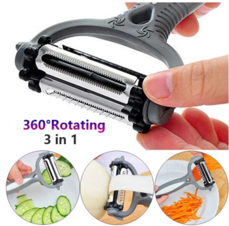 Овощечистка 3-в-1 ручная 74 ✅ базовая цена 12.37 грн. ✔ Опт ✔ Скидки ✔ Заходите! - Интернет-магазин ✅ Фортуна-опт ✅