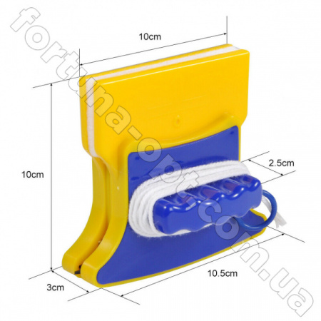 Магнит для мытья окон TV 000166 ✅ картинка - Интернет-магазин ✅ Fortuna-opt.com.ua. ✅ Магнит для мытья окон TV 000166 ✅ базовая цена $2.98 ✔ Опт ✔ Скидки ✔ Заходите! - Интернет-магазин ✅ Фортуна-опт ✅