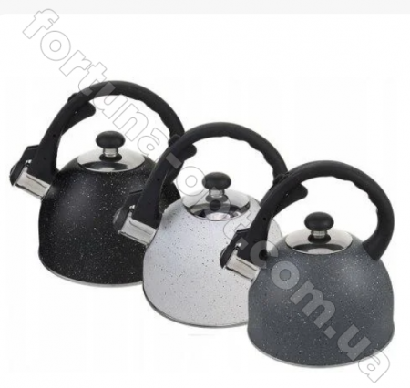 Чайник нержавеющий со свистком 2,5 л A-Plus - 1338 ✅ базовая цена $9.05 ✔ Опт ✔ Скидки ✔ Заходите! - Интернет-магазин ✅ Фортуна-опт ✅