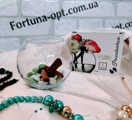 Ваза Pasabahce Flora Аквариум 102*79 мм - 43417 ✅ картинка - Интернет-магазин ✅ Fortuna-opt.com.ua. ✅ Ваза Pasabahce Flora Аквариум 102*79 мм - 43417 ✅ базовая цена 101.95 грн. ✔ Опт ✔ Скидки ✔ Заходите! - Интернет-магазин ✅ Фортуна-опт ✅