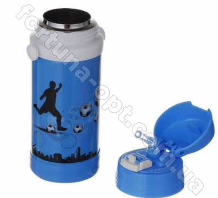 Термос детский с трубочкой и ремешком A-Plus - 1776 - 320 мл ➜ фото ➜р озн цена $4.98 -Интернет-магазин ✅ Fortuna-opt.com.ua. ✅