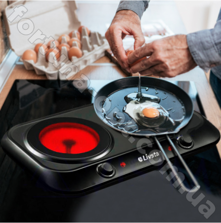 Плита инфракрасная электрическая двойная Livstar lV - 1180 ✅ картинка - Интернет-магазин ✅ Fortuna-opt.com.ua. ✅ Плита инфракрасная электрическая двойная Livstar lV - 1180 ✅ базовая цена $40.45 ✔ Опт ✔ Скидки ✔ Заходите! - Интернет-магазин ✅ Фортуна-опт ✅