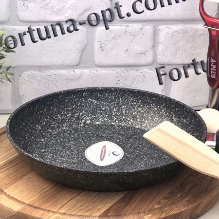 Сковорода с гранитным покрытием A-Plus 26 см - 1522  ✅ базовая цена $9.10 ✔ Опт ✔ Скидки ✔ Заходите! - Интернет-магазин ✅ Фортуна-опт ✅